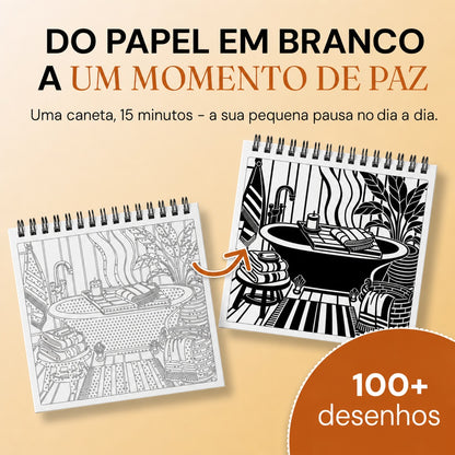 Livro de colorir OneColor - Edição Casa Acolhedora