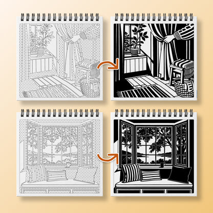 OneColor Malbuch - Cozy Home Edition