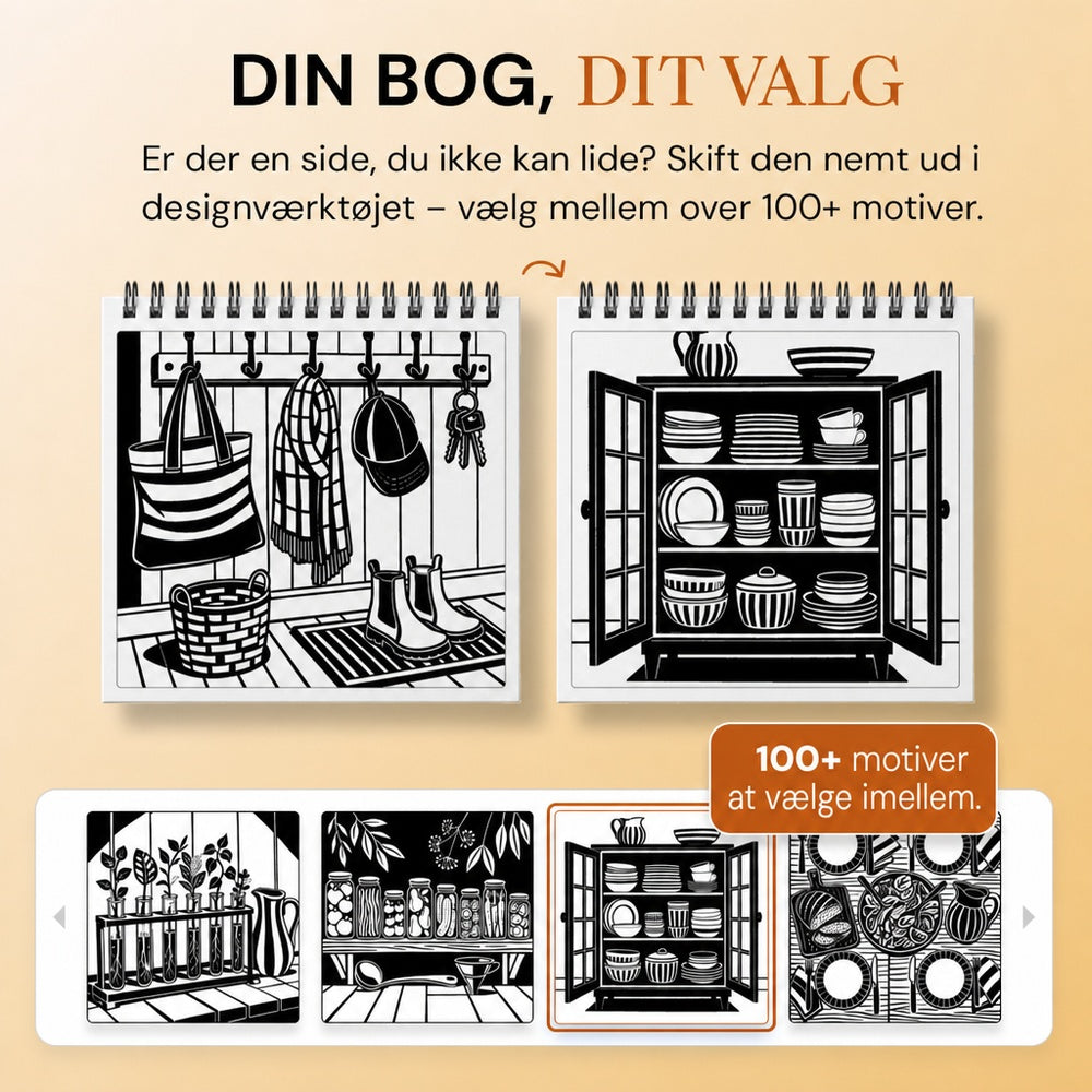 OneColor malebog - Cozy Home-udgave