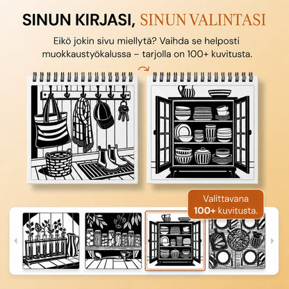 OneColor-värityskirja - Cozy Home Edition
