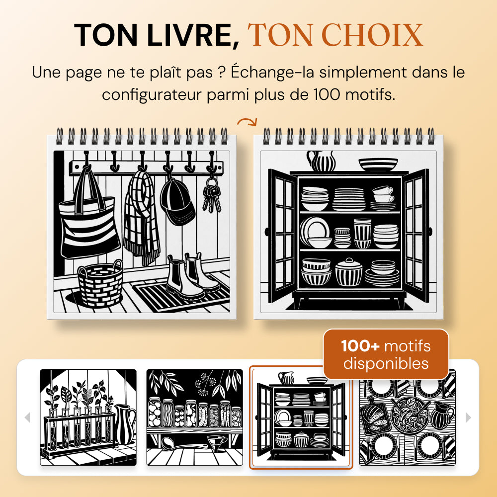 Livre de coloriage OneColor - Édition Maison douillette