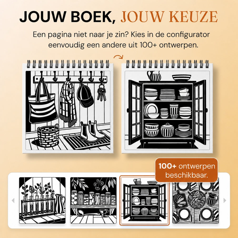 OneColor kleurboek - Cozy Home-editie