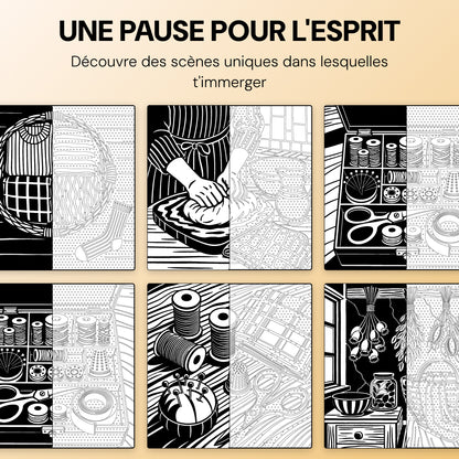 Livre de coloriage OneColor - Édition Maison douillette