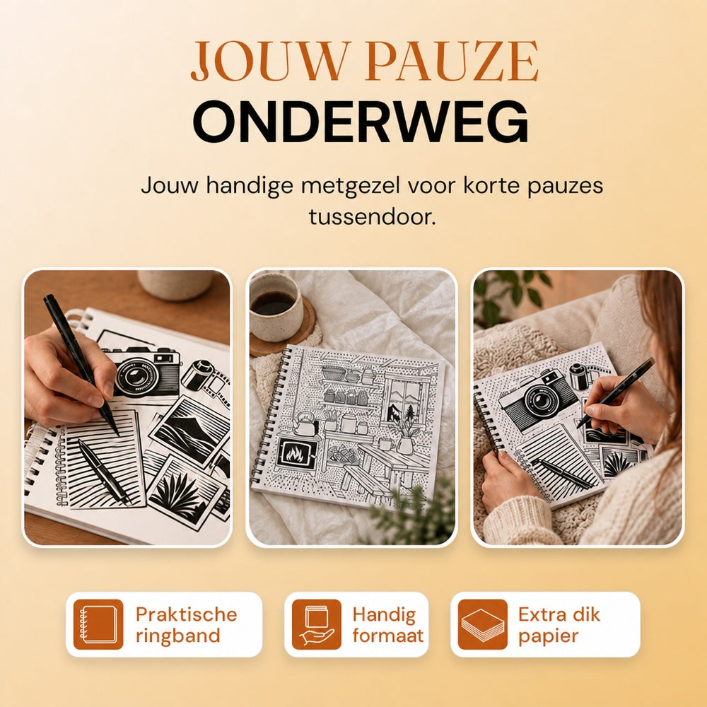 OneColor kleurboek - Cozy Home-editie