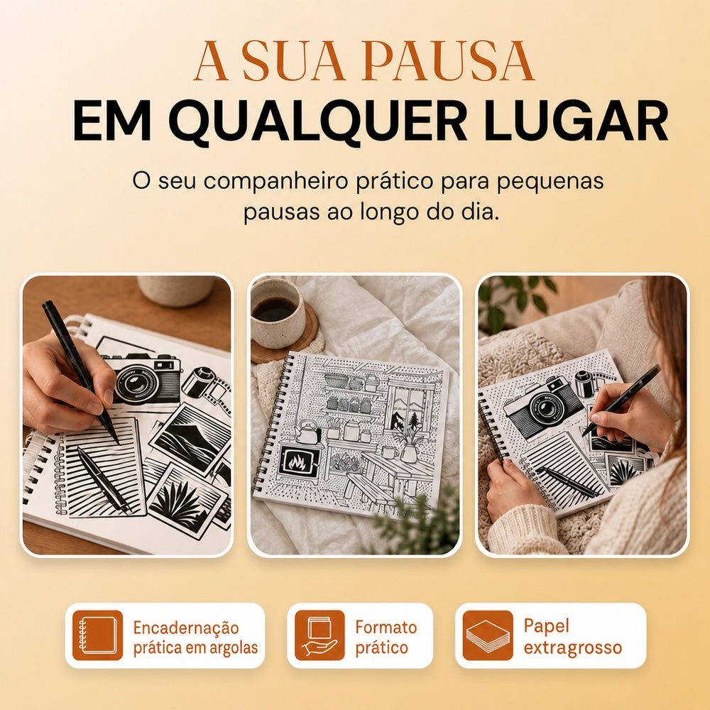 Livro de colorir OneColor - Edição Casa Acolhedora