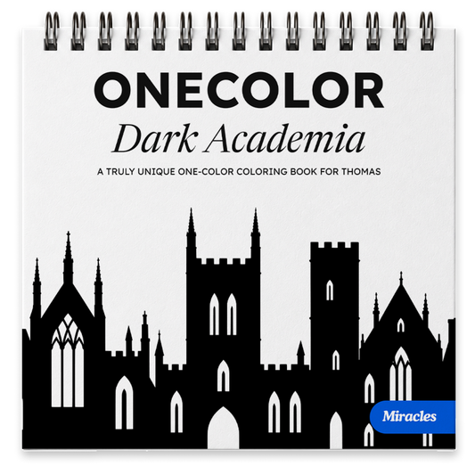OneColor Coloring Book - Dark Academia Edition