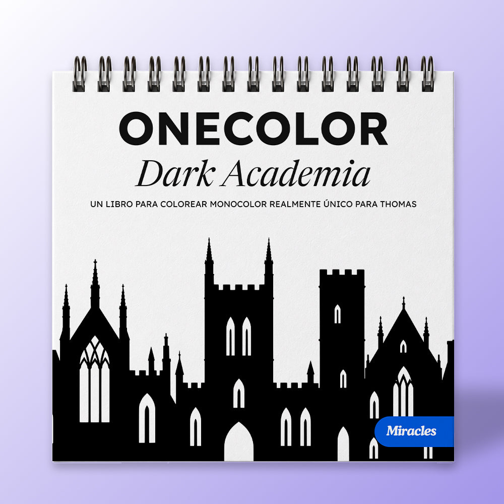 Libro para colorear OneColor - Edición Dark Academia