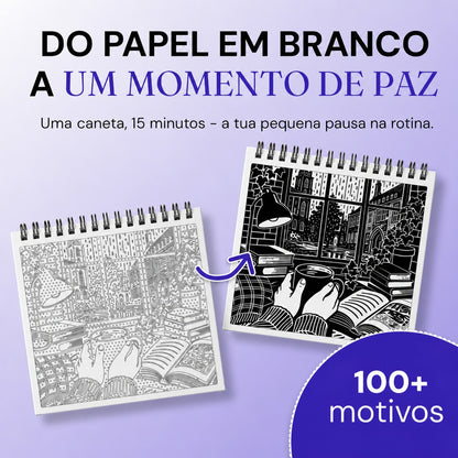 Livro de colorir OneColor - Edição Dark Academia
