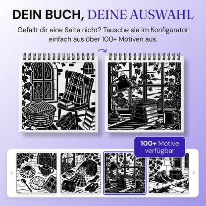 OneColor Malbuch - Dark Academia Edition