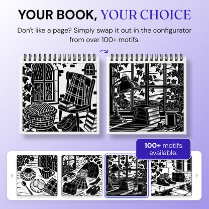 OneColor Coloring Book - Dark Academia Edition