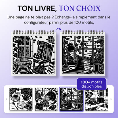 Livre de coloriage OneColor - Édition Dark Academia