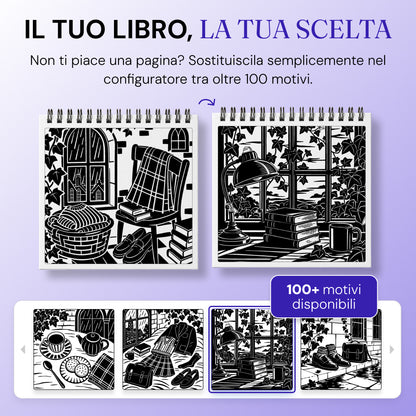 Libro da colorare OneColor - Edizione Dark Academia