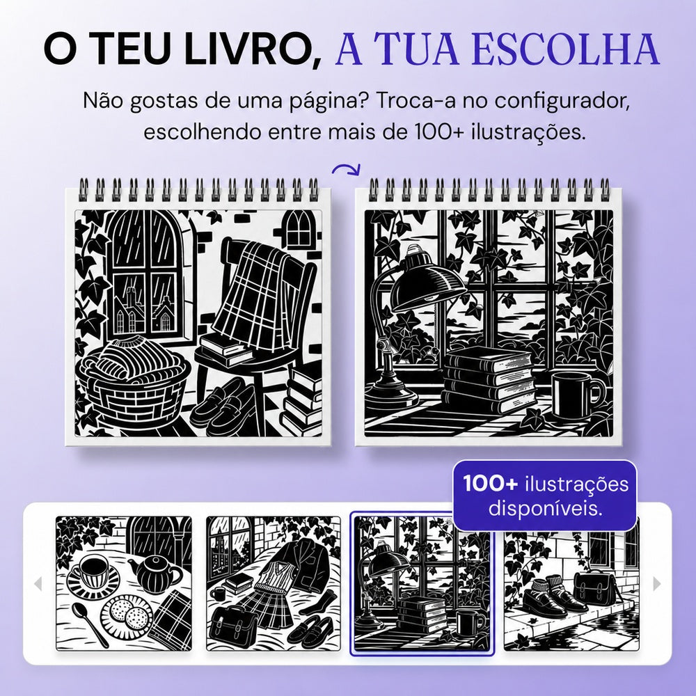 Livro de colorir OneColor - Edição Dark Academia