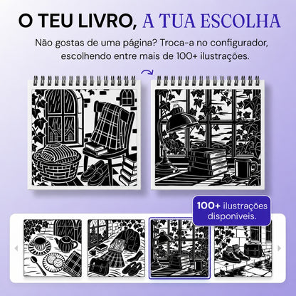 Livro de colorir OneColor - Edição Dark Academia