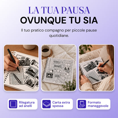 Libro da colorare OneColor - Edizione Dark Academia