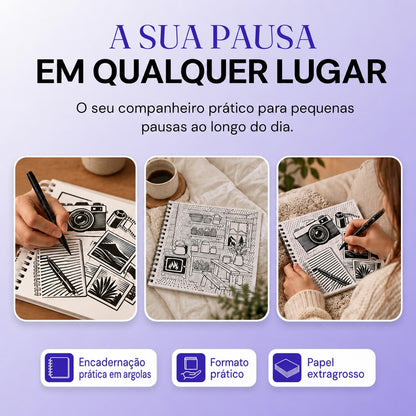 Livro de colorir OneColor - Edição Dark Academia