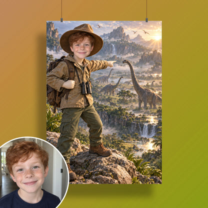 Dino-Entdecker im Urzeittal – Poster an der Wand
