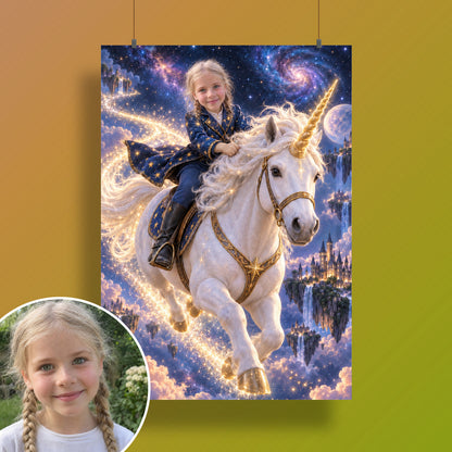 Ritt durch die Sterne – Poster an der Wand