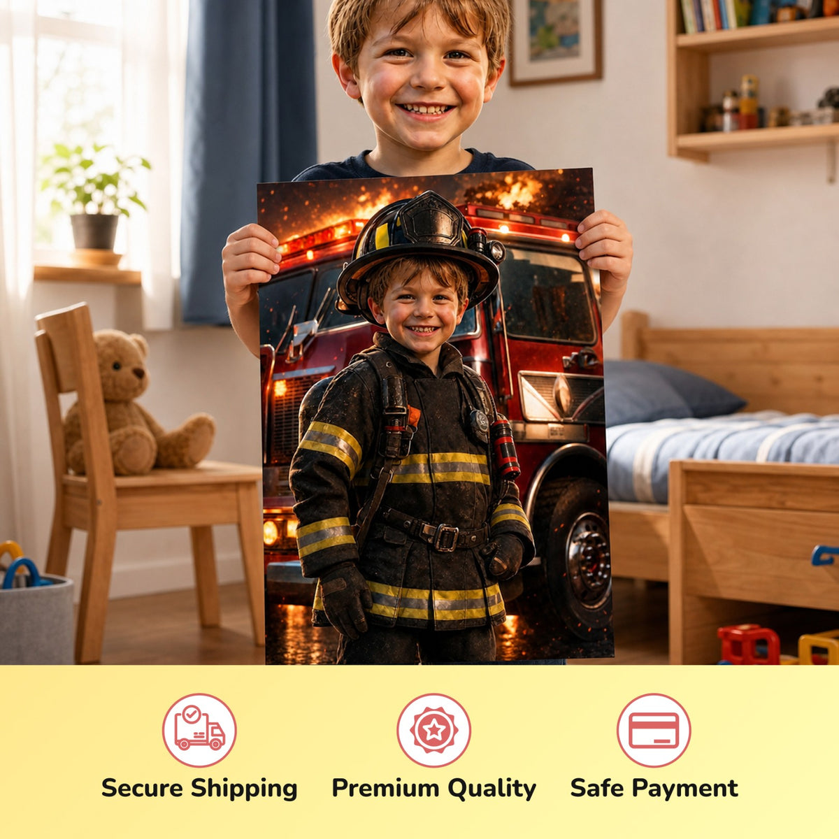 The Brave Firefighter