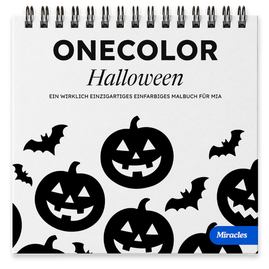 OneColor malebok - Halloween-utgave