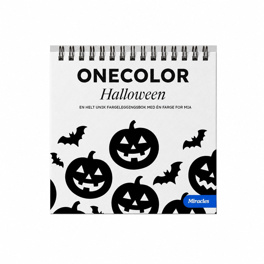 OneColor malebok - Halloween-utgave