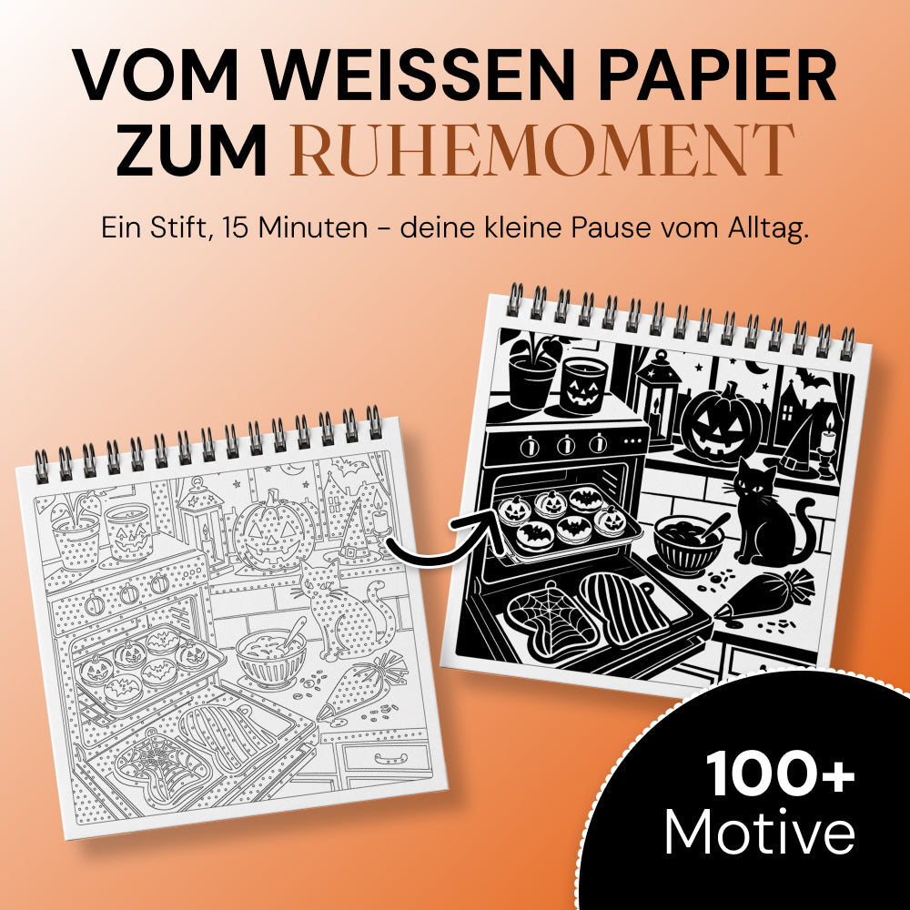 OneColor Malbuch - Halloween Edition