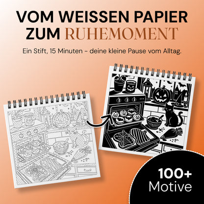 OneColor Malbuch - Halloween Edition