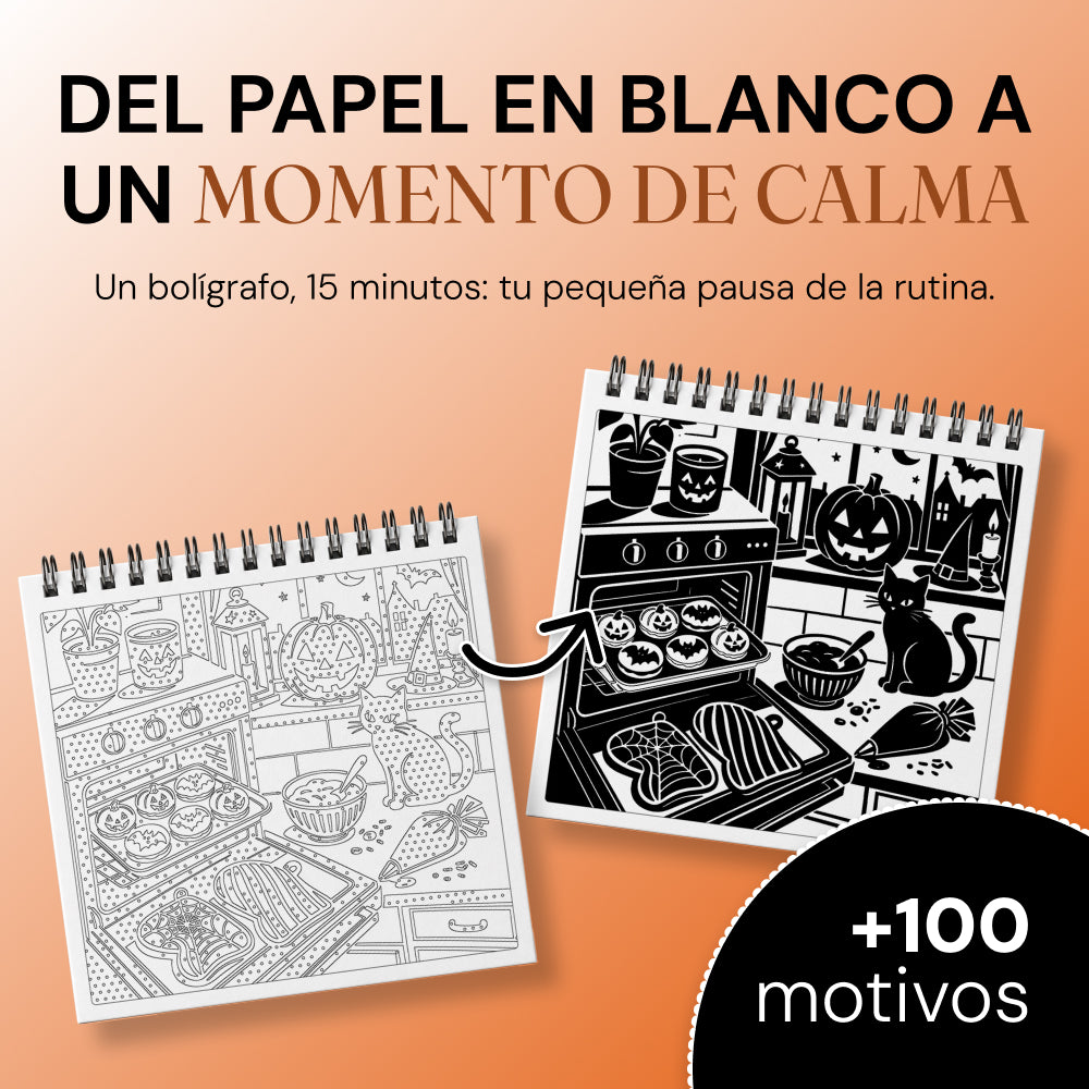Libro para colorear OneColor - Edición de Halloween