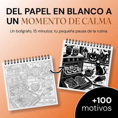 Libro para colorear OneColor - Edición de Halloween