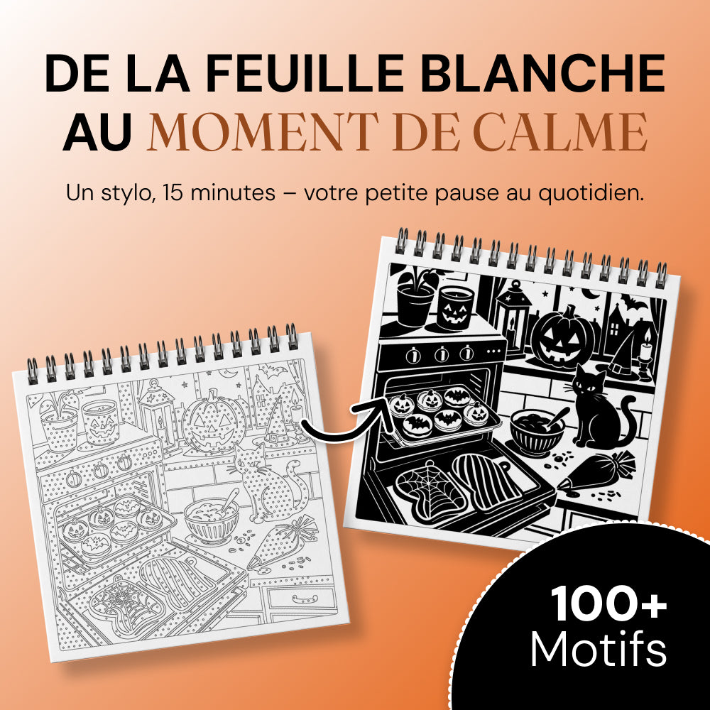 Livre de coloriage OneColor - Édition Halloween