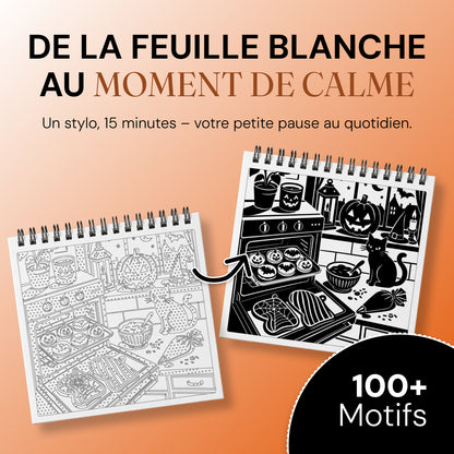 Livre de coloriage OneColor - Édition Halloween