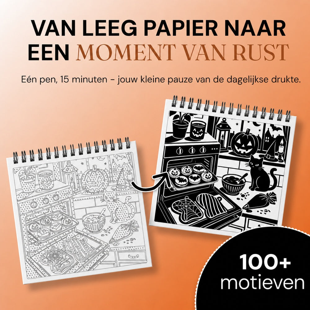 OneColor kleurboek - Halloweeneditie