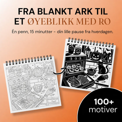 OneColor malebok - Halloween-utgave