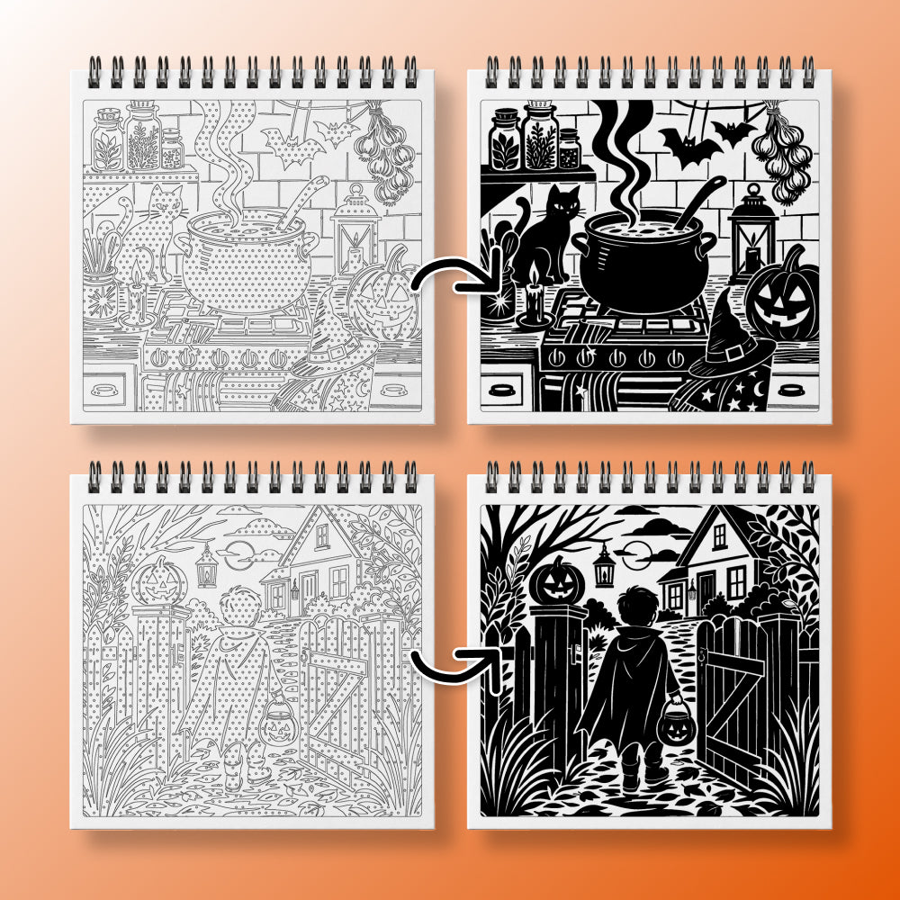 OneColor Coloring Book - Halloween Edition