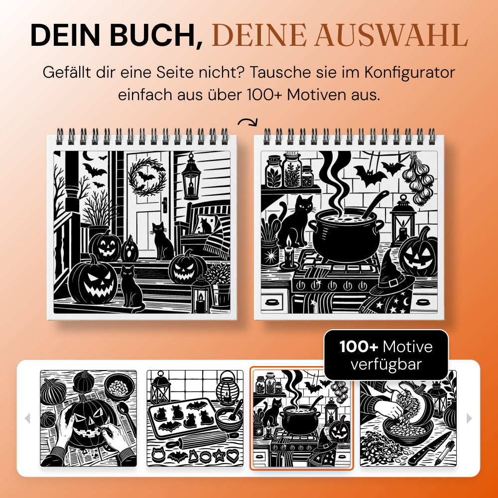 OneColor Malbuch - Halloween Edition
