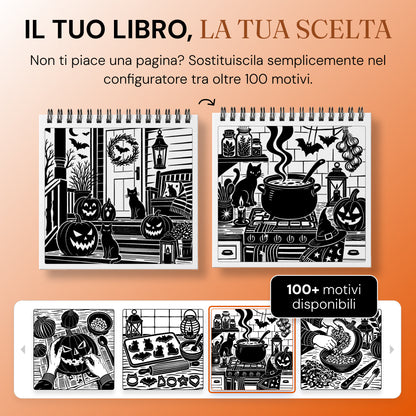 Libro da colorare OneColor - Edizione Halloween