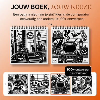 OneColor kleurboek - Halloweeneditie