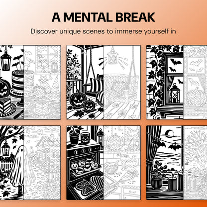 OneColor Coloring Book - Halloween Edition