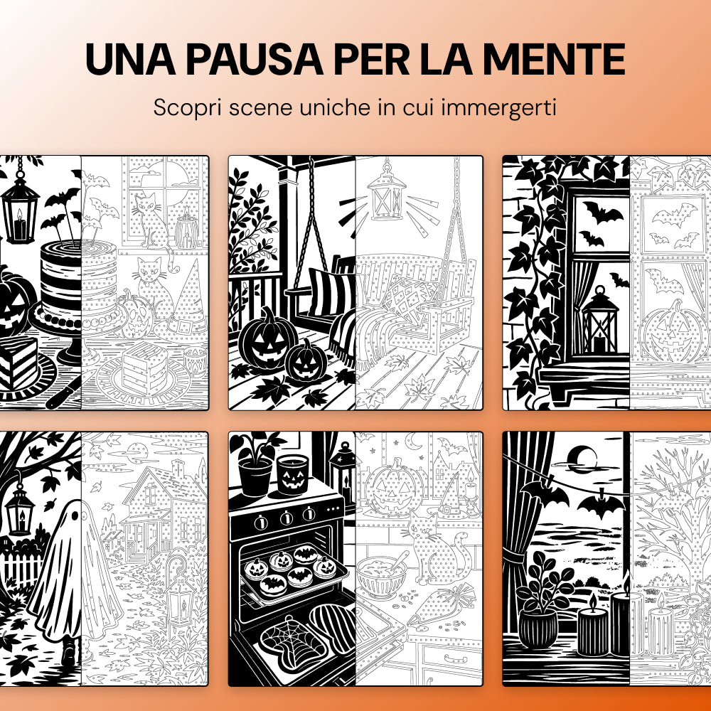 Libro da colorare OneColor - Edizione Halloween