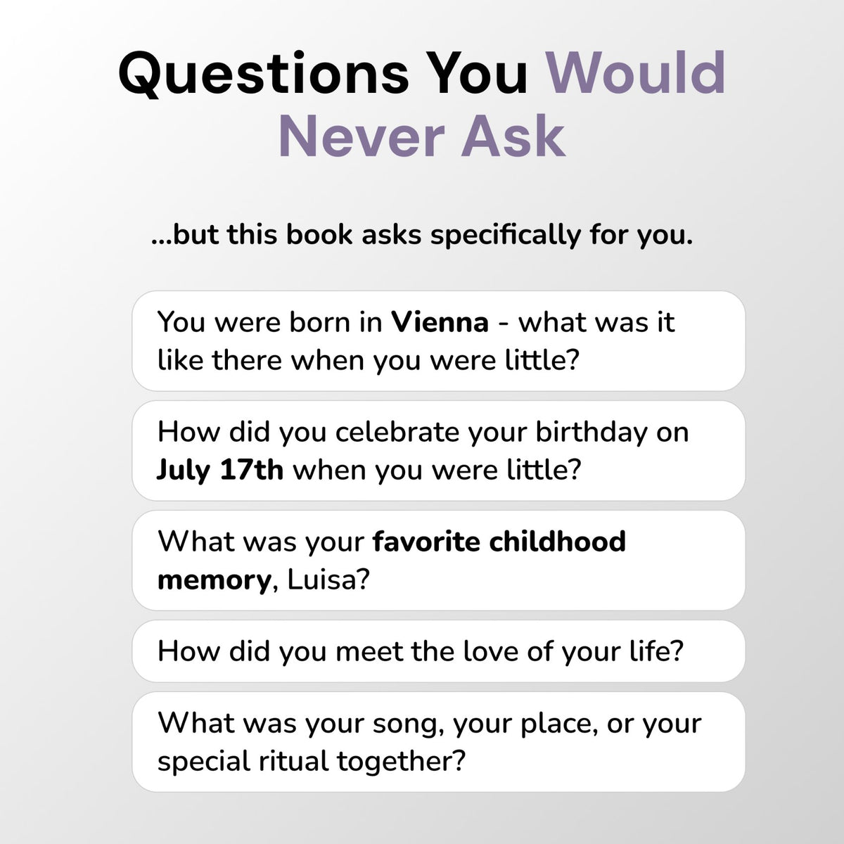 Grandma, Tell Me Your Story