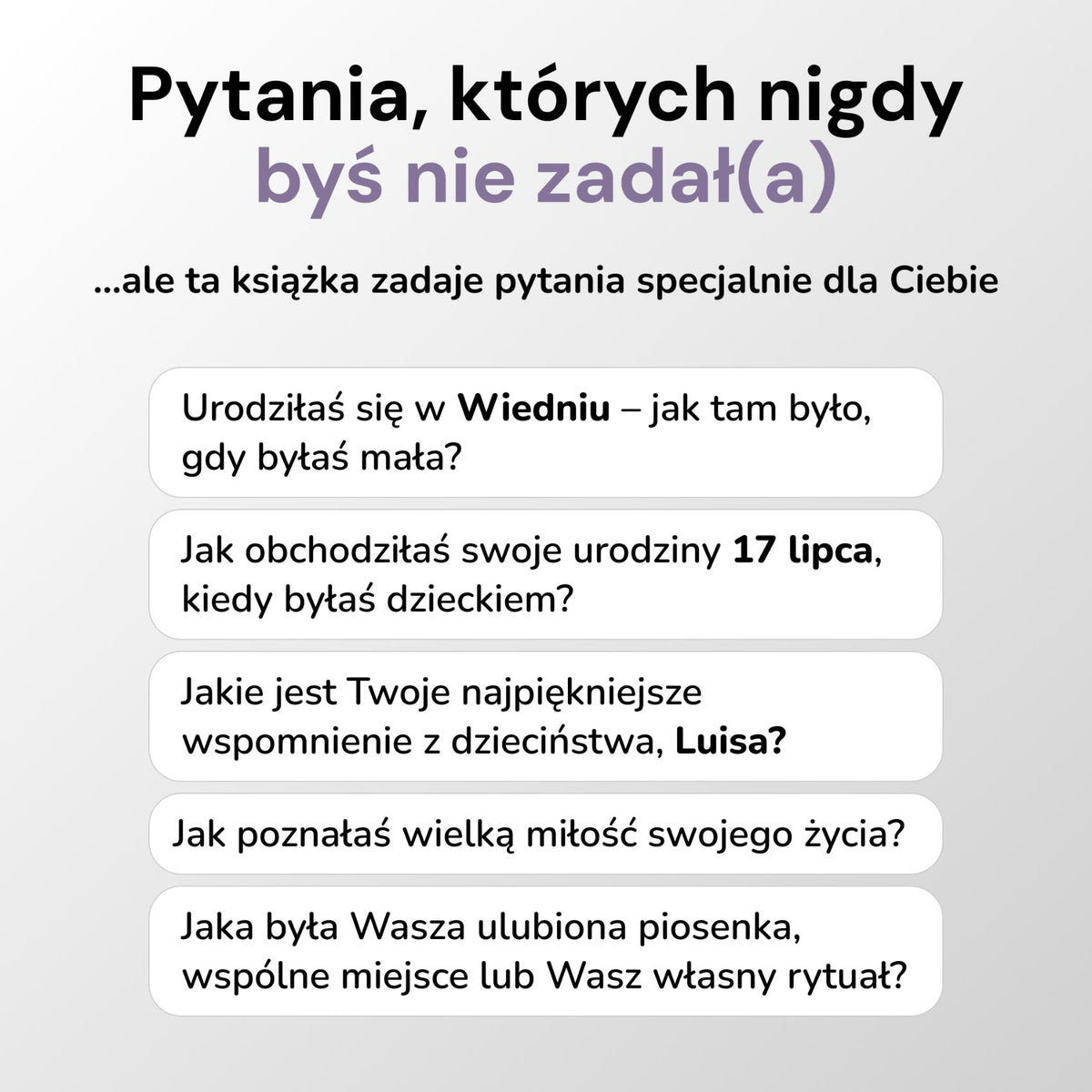 Babciu, opowiedz mi swoją historię