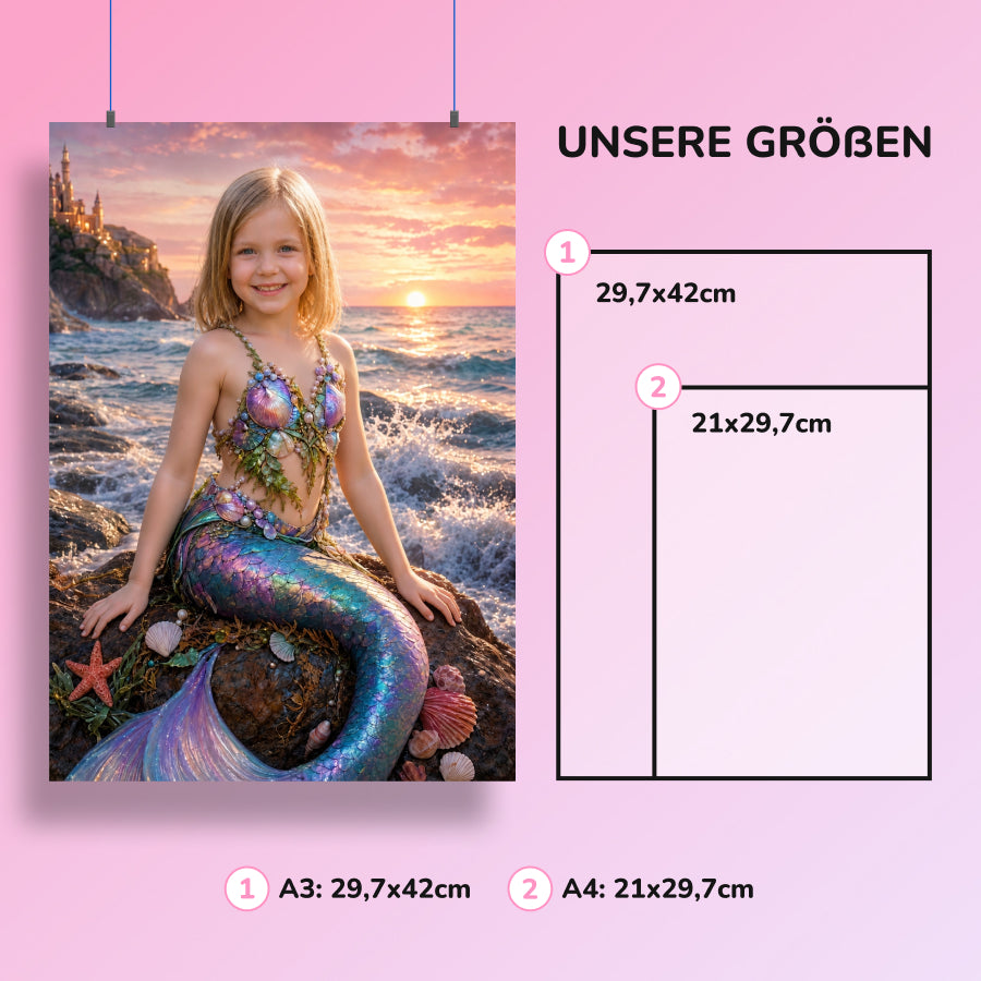 Mermaid at Sunset