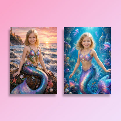 Mermaid at Sunset