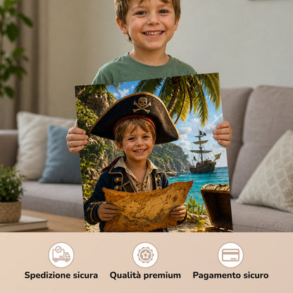 Pirata alla ricerca del tesoro