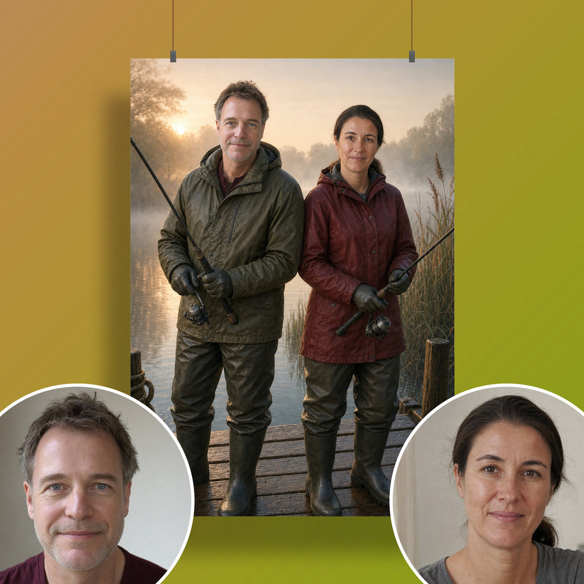  – Poster an der Wand