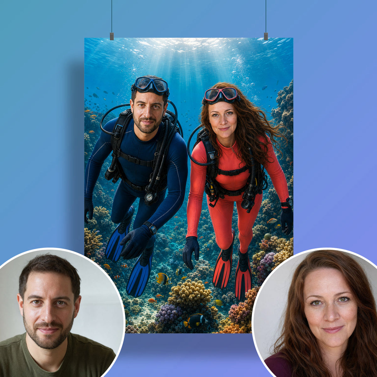  – Poster an der Wand