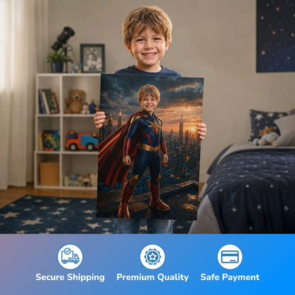 Superhero over the City