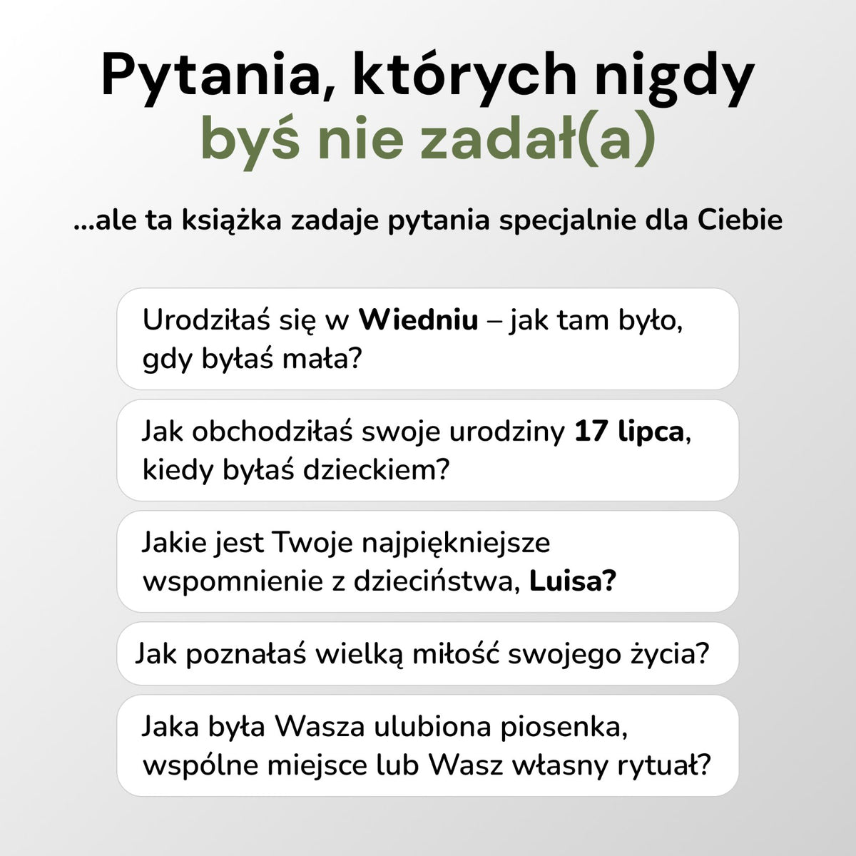 Tato, opowiedz mi swoją historię