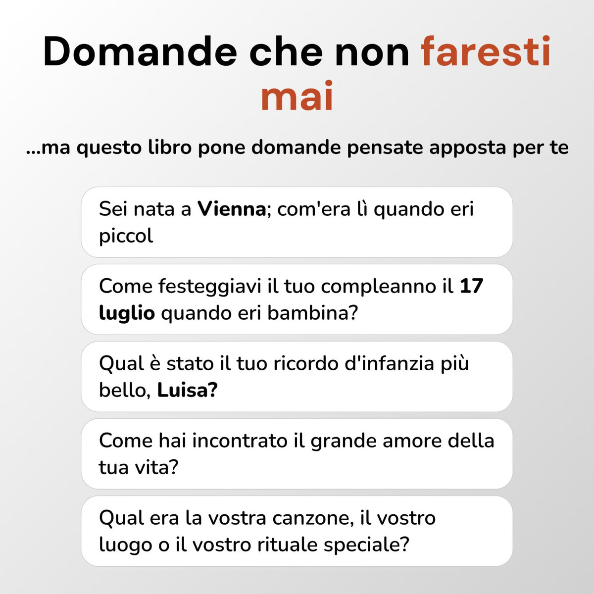 Mamma, raccontami la tua storia