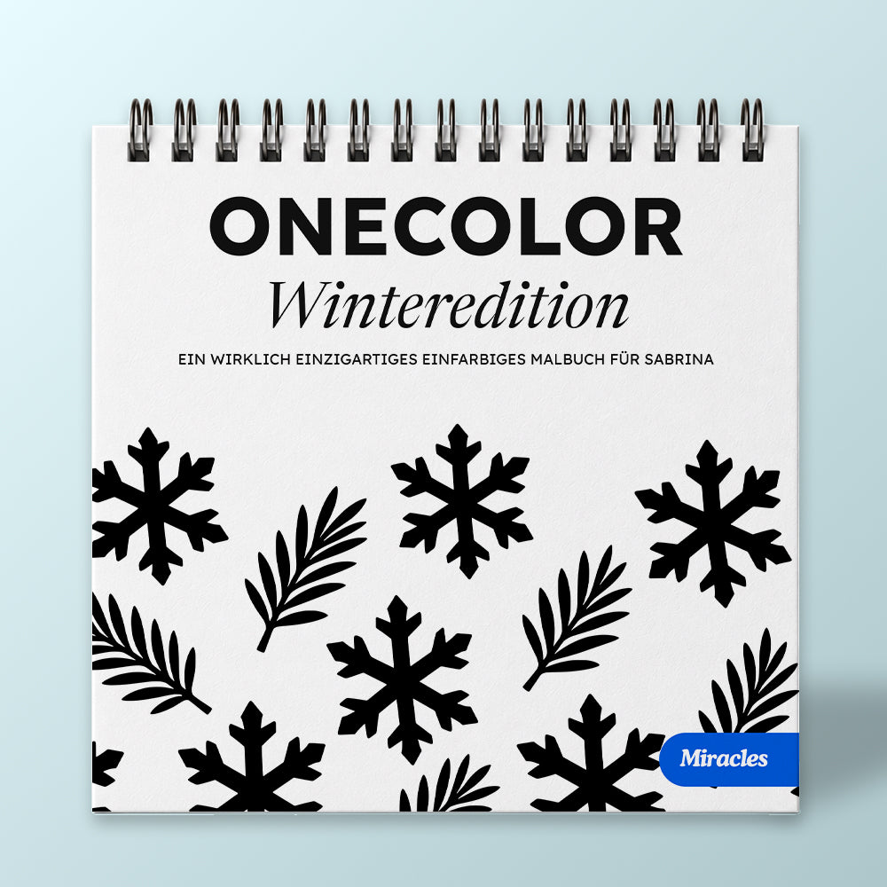 OneColor Malbuch - Winter Edition